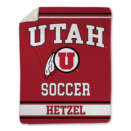 Utah - NCAA Women's Soccer : Ava Hetzel - Blanket-0