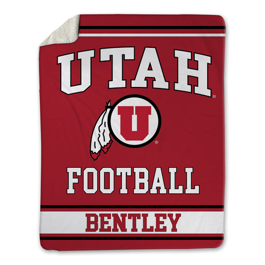 Utah - NCAA Football : Dallen Bentley - Blanket-0
