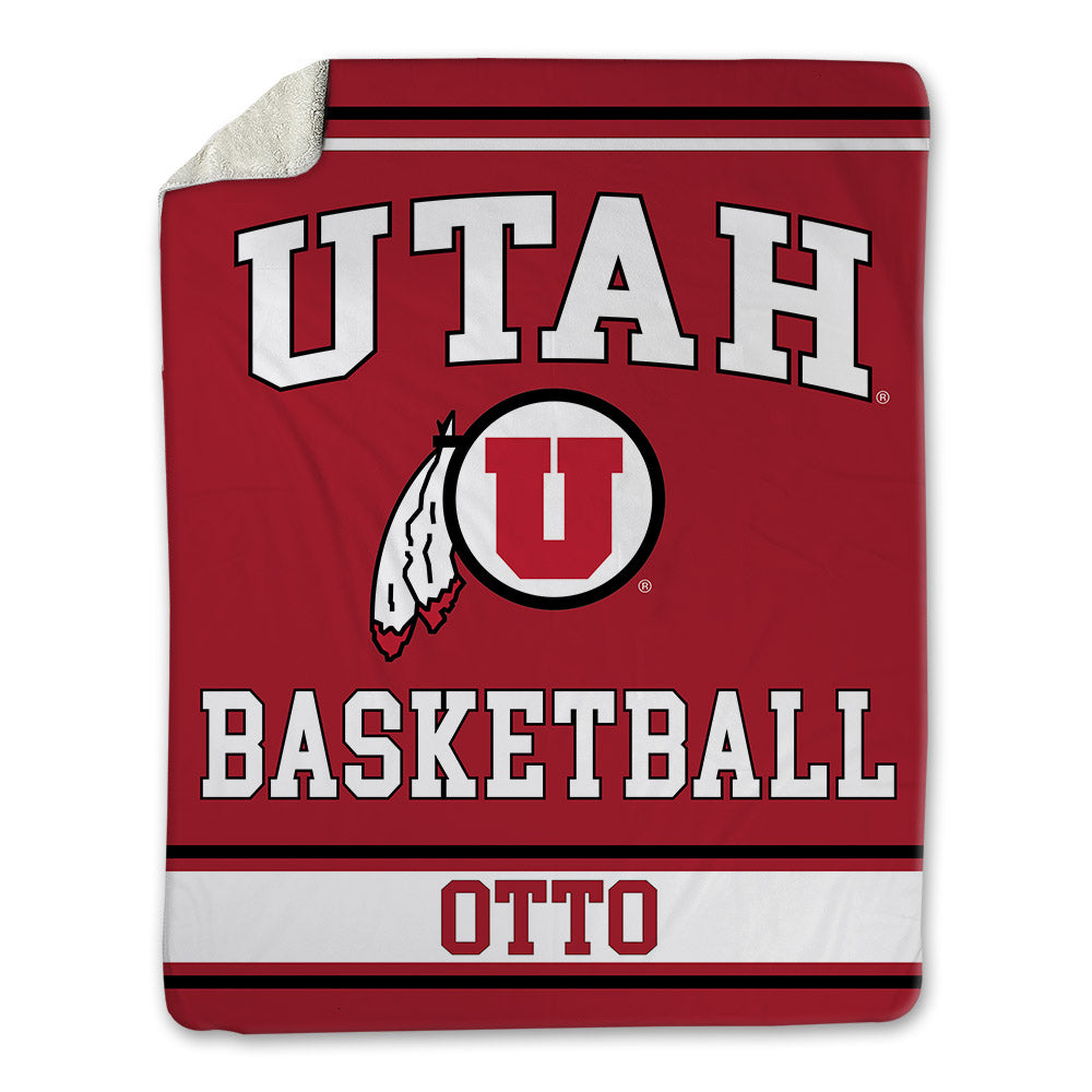 Utah - NCAA Women's Basketball : Evelina Otto - Blanket-0