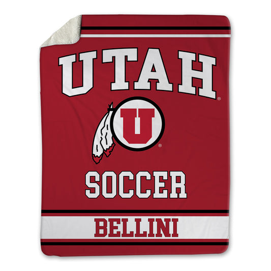 Utah - NCAA Women's Soccer : Sophie Bellini - Blanket-0