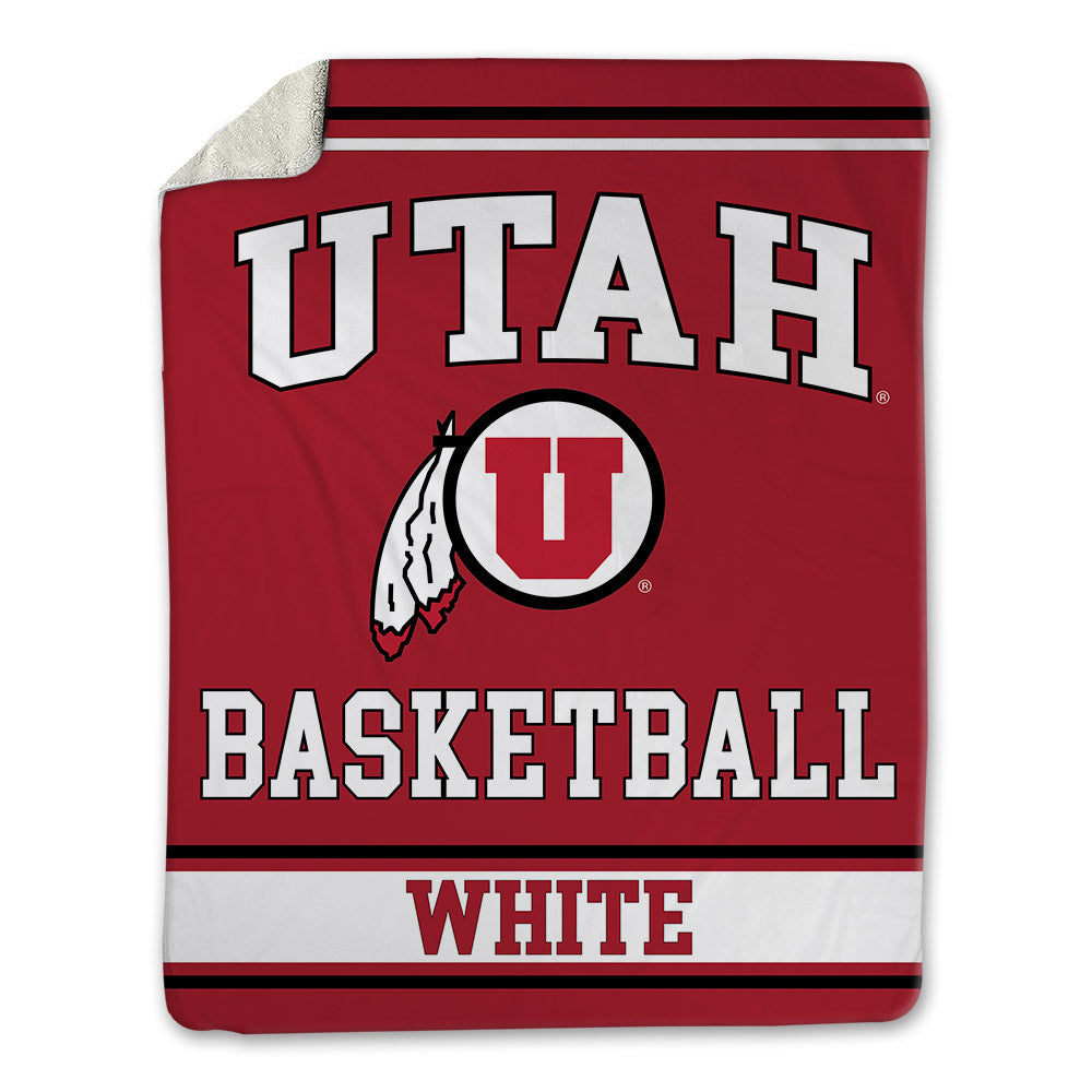 Utah - NCAA Women's Basketball : Lani White - Blanket-0