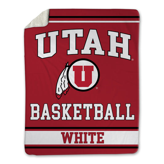 Utah - NCAA Women's Basketball : Lani White - Blanket-0