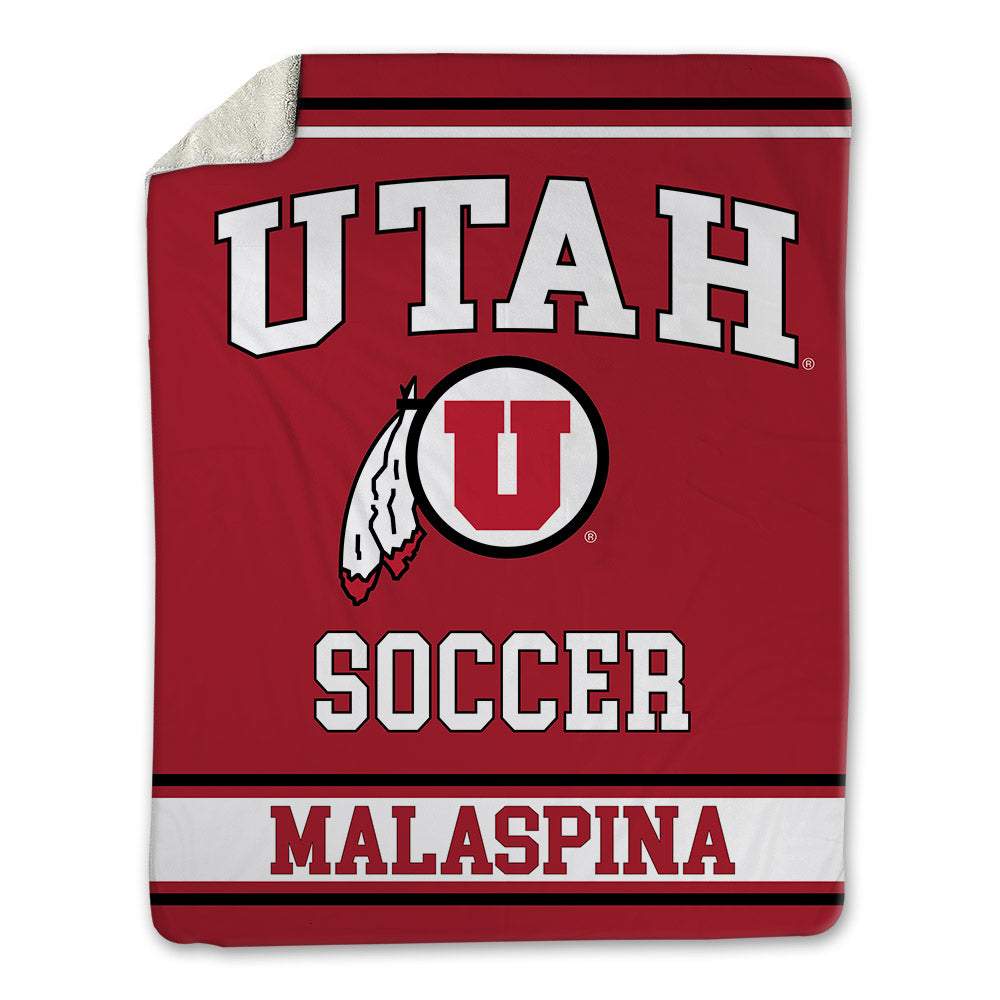 Utah - NCAA Women's Soccer : Alexa Malaspina - Blanket-0