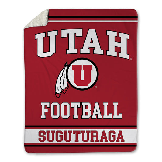 Utah - NCAA Football : Miki Suguturaga - Blanket-0