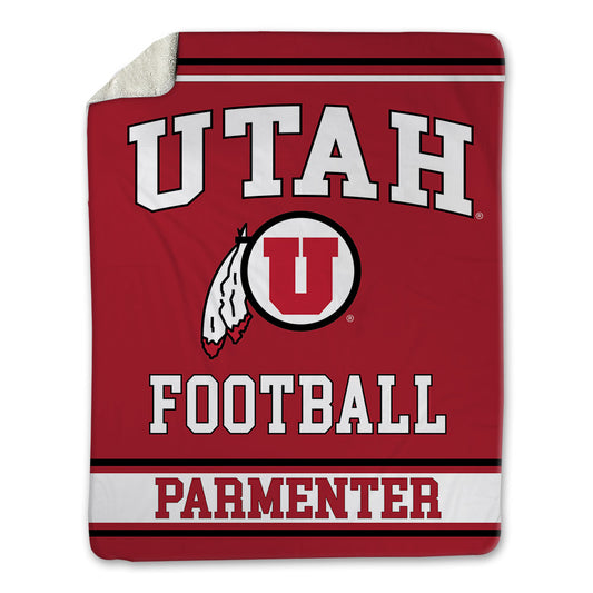 Utah - NCAA Football : Reece Parmenter - Blanket-0