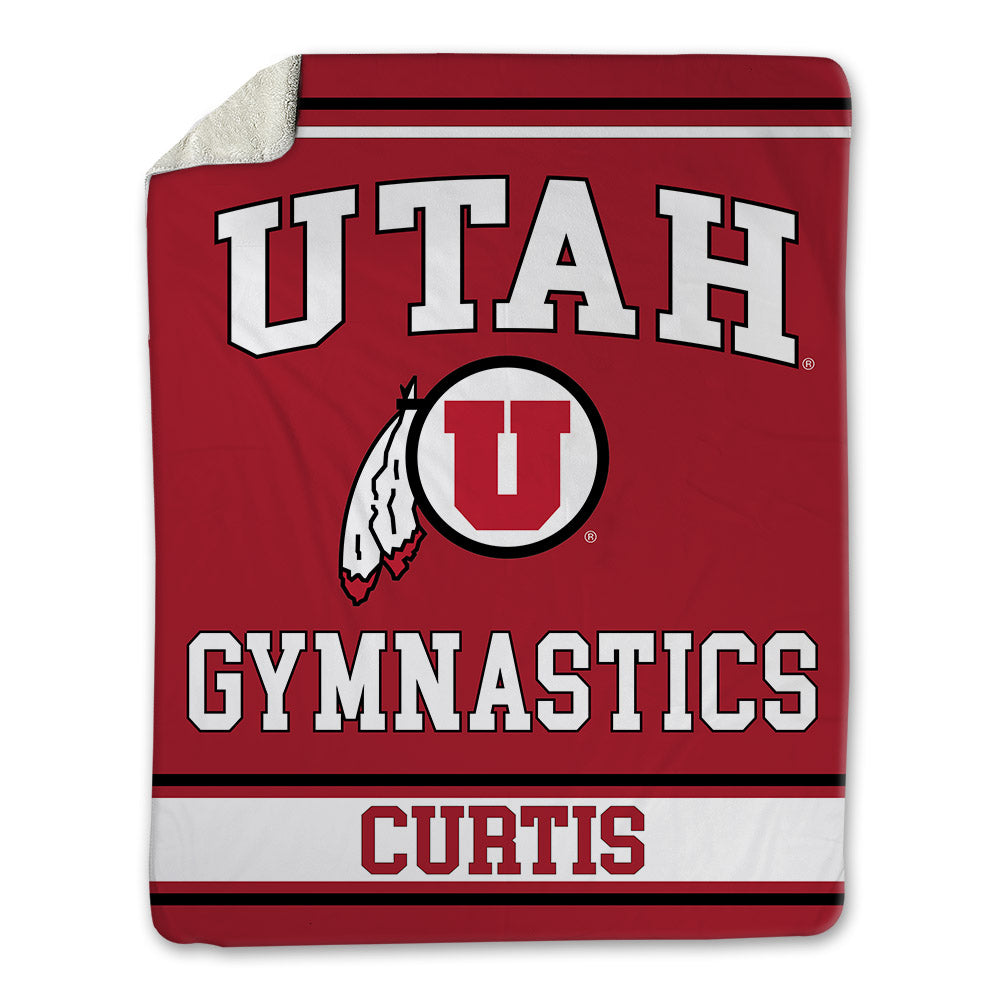 Utah - NCAA Women's Gymnastics : Sage Curtis - Blanket-0