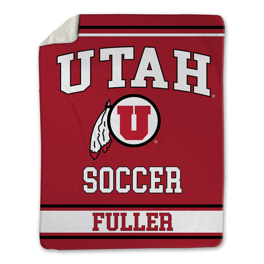 Utah - NCAA Women's Soccer : Ragan Fuller - Blanket-0