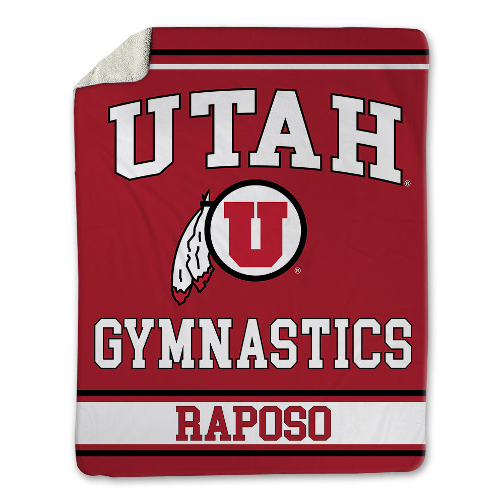 Utah - NCAA Women's Gymnastics : Clara Raposo - Blanket-0
