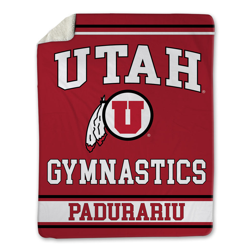 Utah - NCAA Women's Gymnastics : Ana Padurariu - Blanket-0