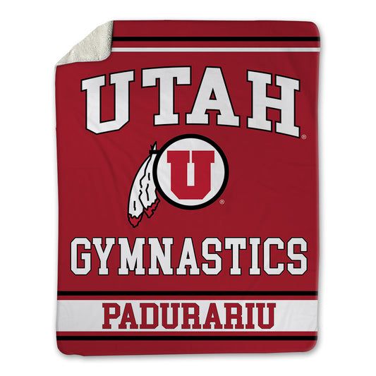 Utah - NCAA Women's Gymnastics : Ana Padurariu - Blanket-0