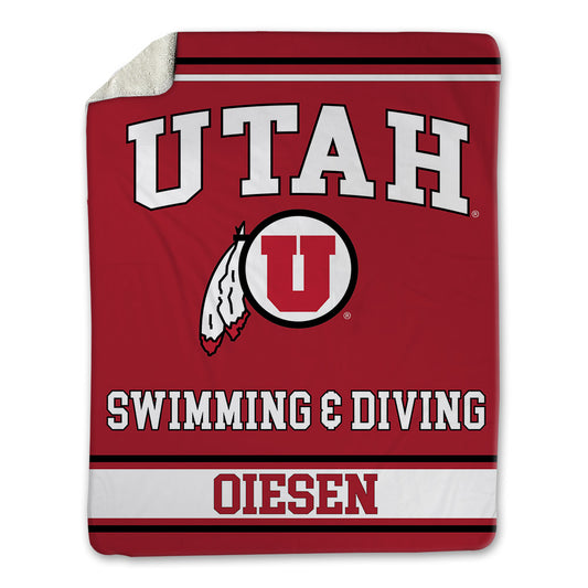 Utah - NCAA Women's Swimming & Diving : Stephanie Oiesen - Blanket-0