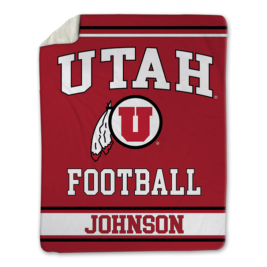 Utah - NCAA Football : Nate Johnson - Blanket-0