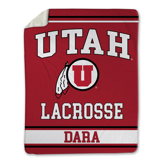 Utah - NCAA Men's Lacrosse : Anthony Dara - Blanket-0