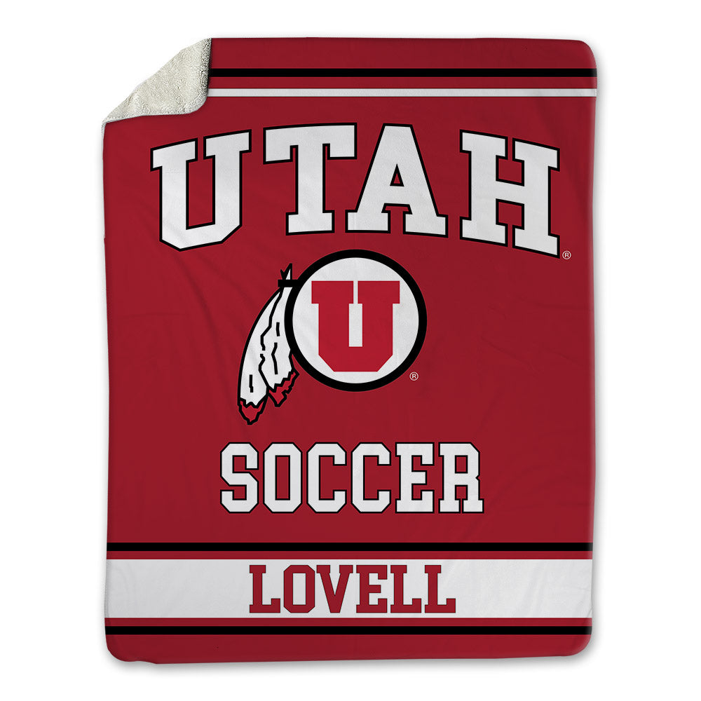 Utah - NCAA Women's Soccer : Londyn Lovell - Blanket-0