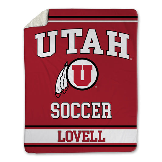 Utah - NCAA Women's Soccer : Londyn Lovell - Blanket-0