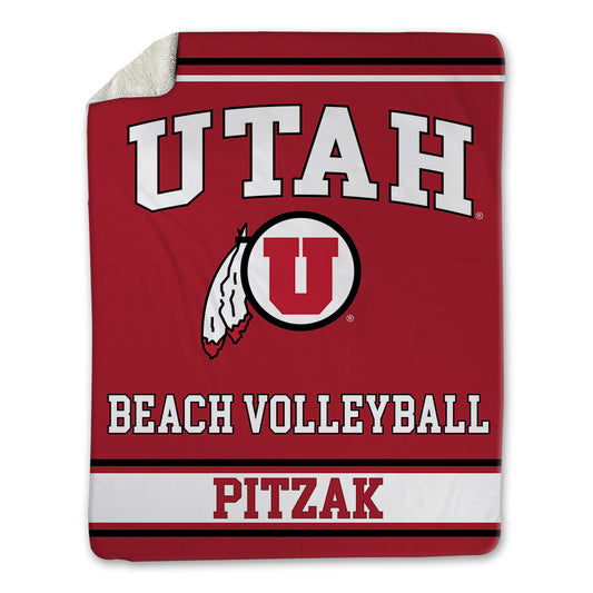 Utah - NCAA Beach Volleyball : Kylie Pitzak - Blanket-0