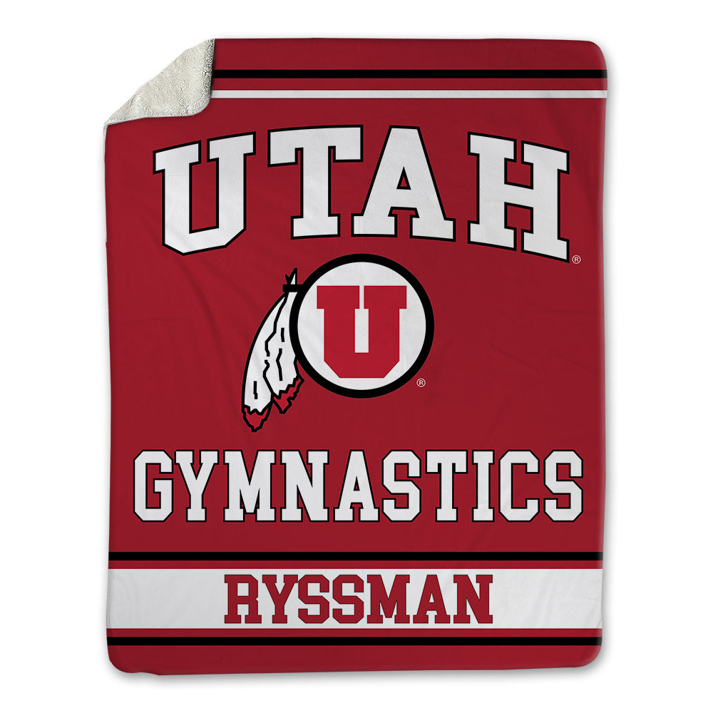 Utah - NCAA Women's Gymnastics : Abbi Ryssman - Blanket-0