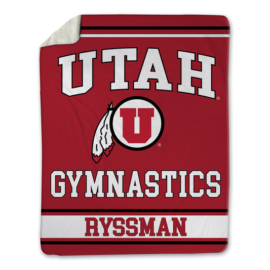 Utah - NCAA Women's Gymnastics : Abbi Ryssman - Blanket-0