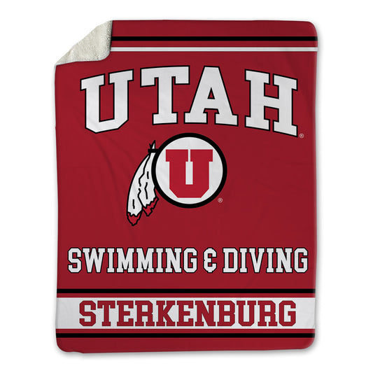 Utah - NCAA Women's Swimming & Diving : Laci Sterkenburg - Blanket-0