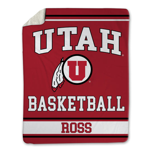 Utah - NCAA Women's Basketball : Reese Ross - Blanket-0