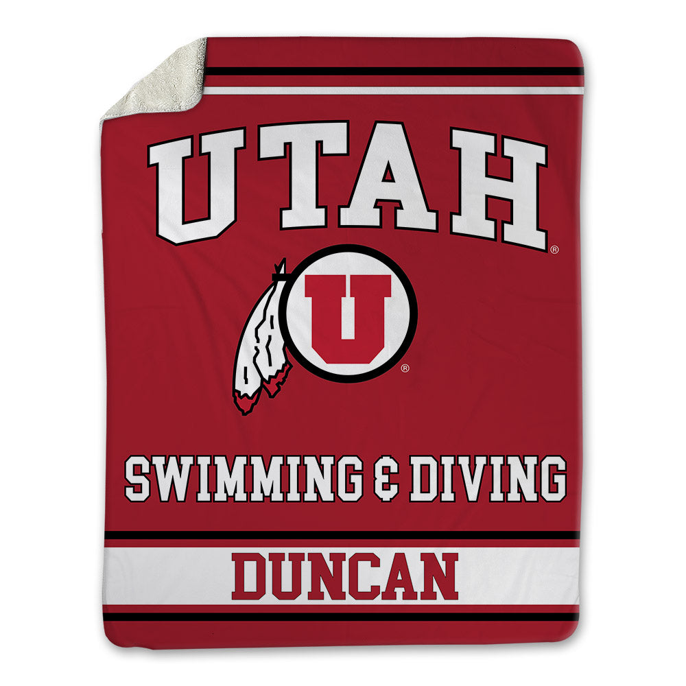 Utah - NCAA Women's Swimming & Diving : Alexia Duncan - Blanket-0