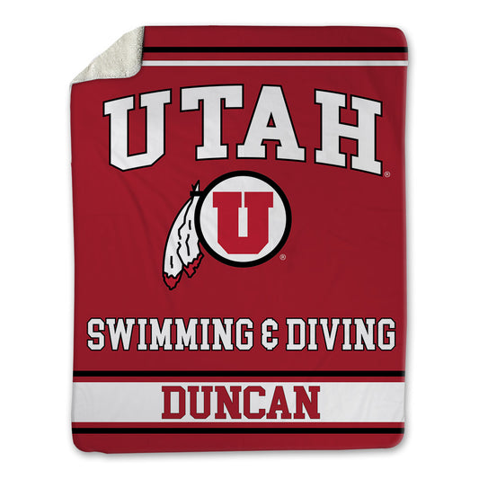 Utah - NCAA Women's Swimming & Diving : Alexia Duncan - Blanket-0