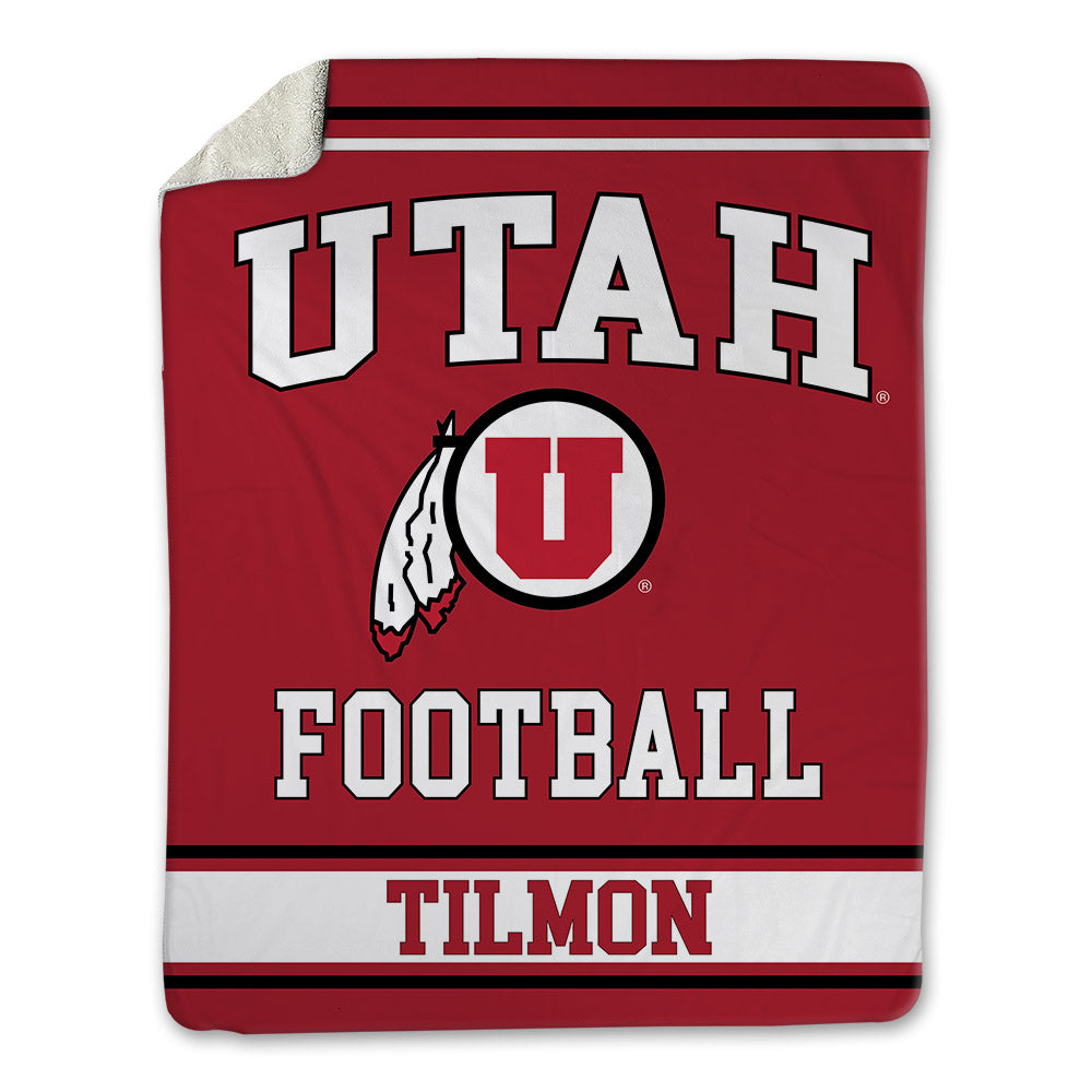 Utah - NCAA Football : Nathan Tilmon - Blanket-0