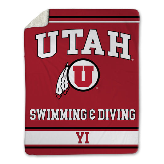 Utah - NCAA Men's Swimming & Diving : Daniel Yi - Blanket-0