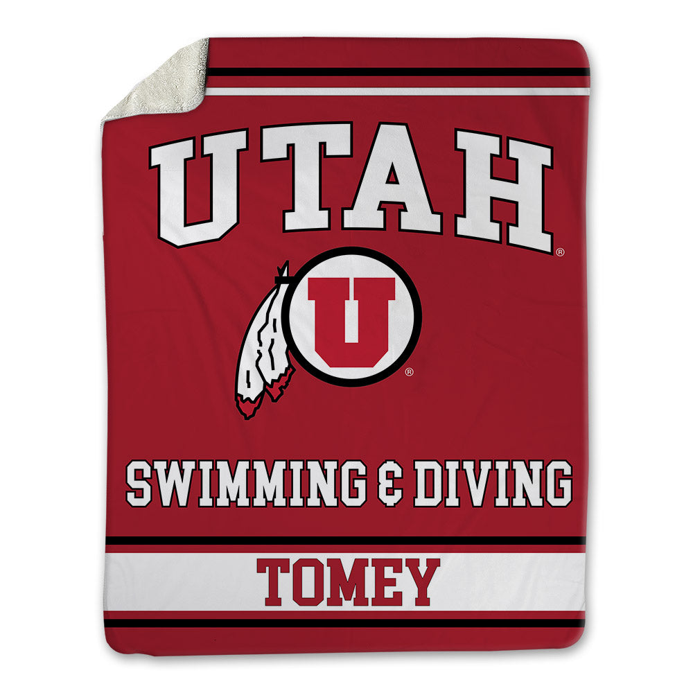Utah - NCAA Women's Swimming & Diving : Taylor Tomey - Blanket-0