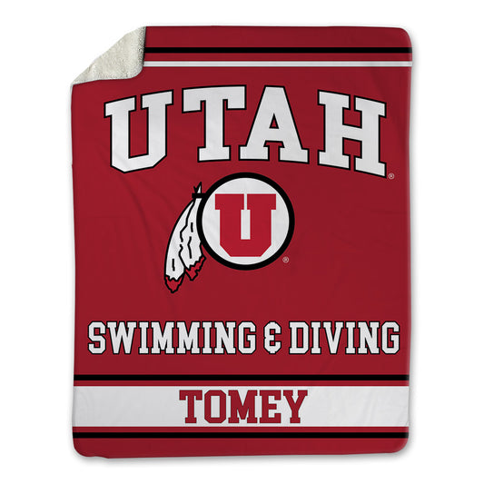 Utah - NCAA Women's Swimming & Diving : Taylor Tomey - Blanket-0
