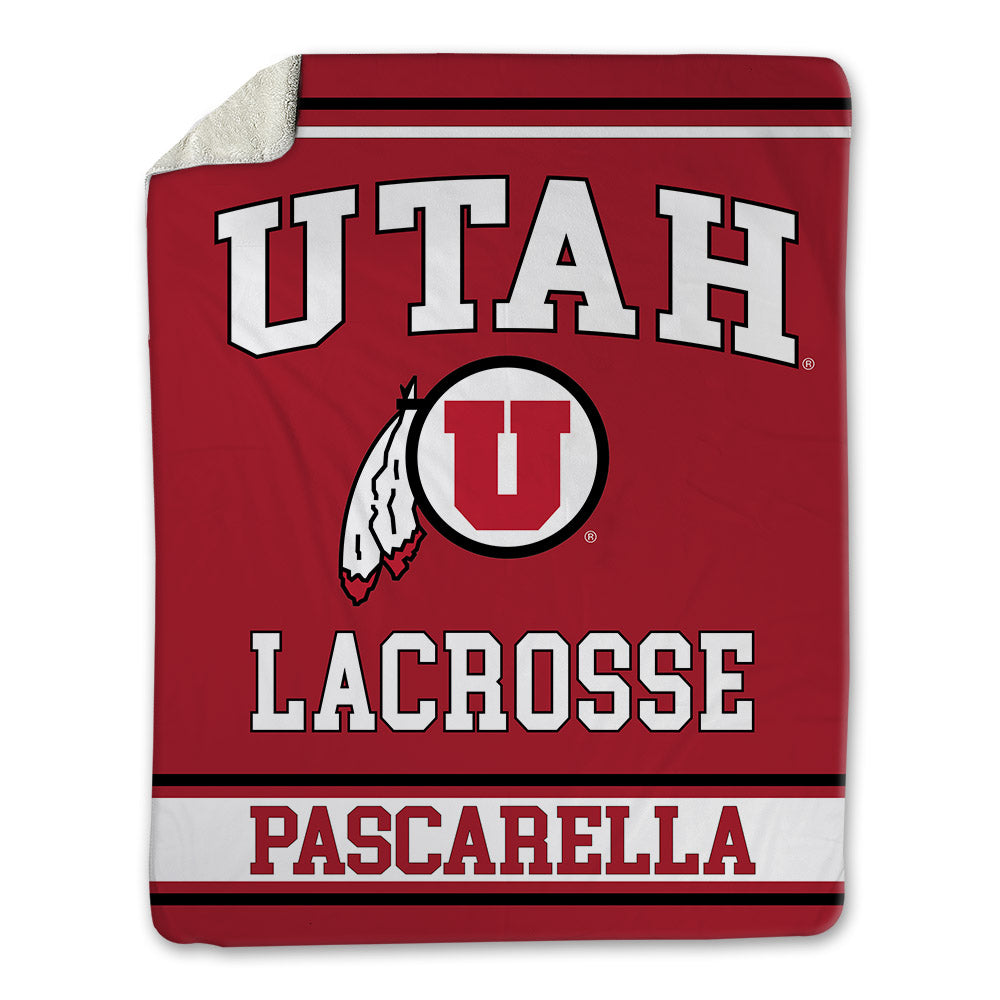 Utah - NCAA Men's Lacrosse : Marco Pascarella - Blanket-0