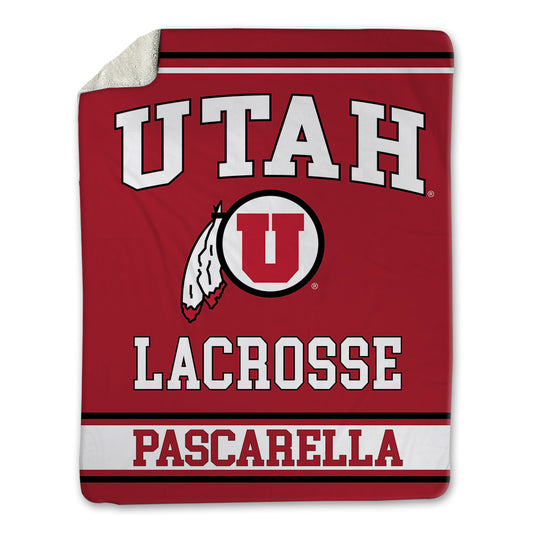 Utah - NCAA Men's Lacrosse : Marco Pascarella - Blanket-0
