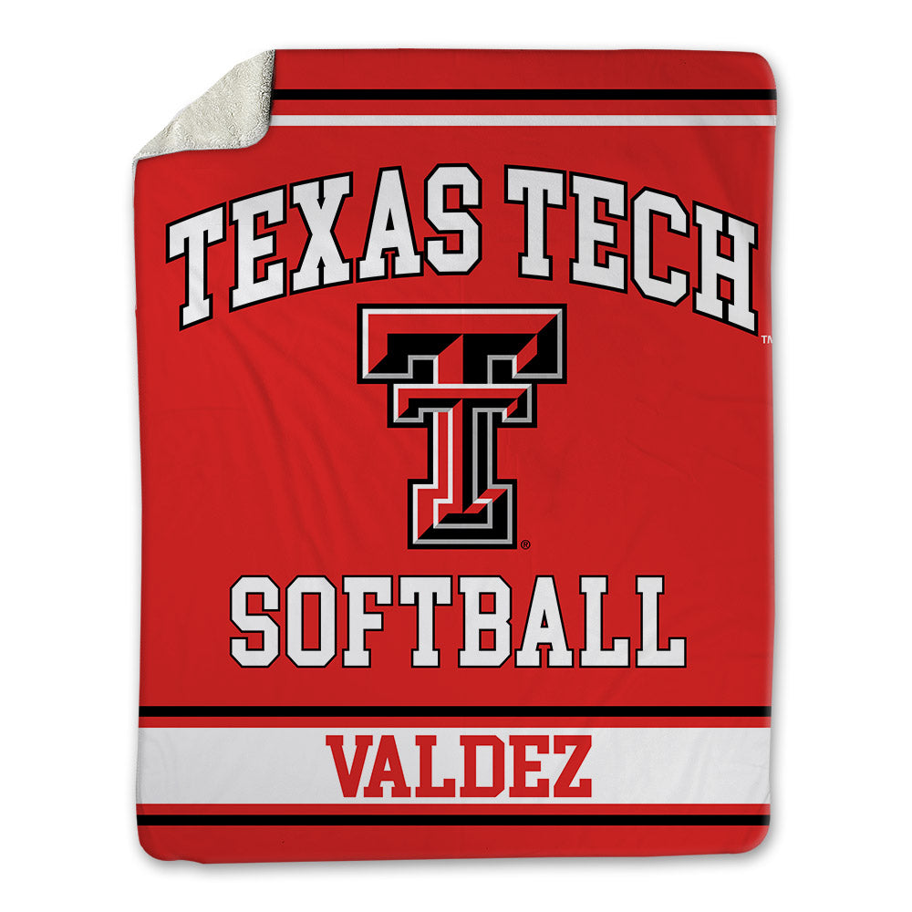 Texas Tech - NCAA Softball : Victoria Valdez - Blanket-0