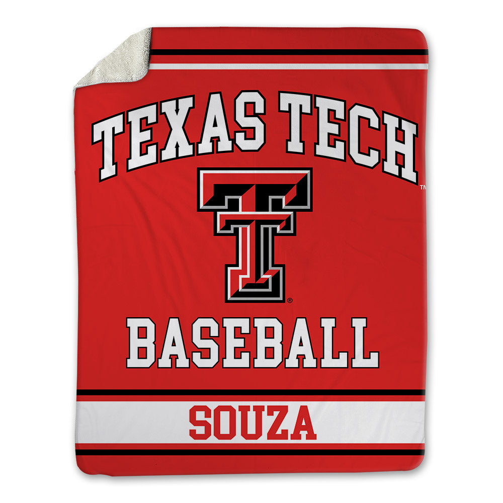 Texas Tech - NCAA Baseball : Jace Souza - Blanket-0