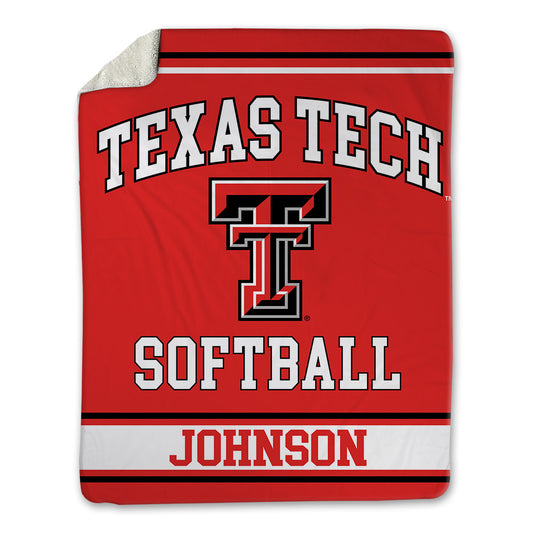 Texas Tech - NCAA Softball : Alana Johnson - Blanket-0