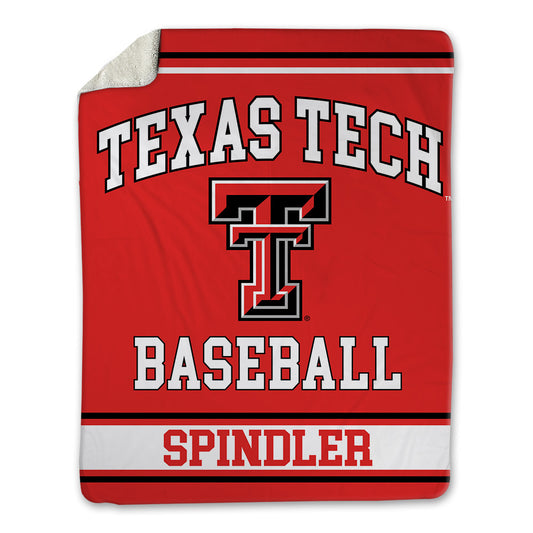 Texas Tech - NCAA Baseball : Jake Spindler - Blanket-0