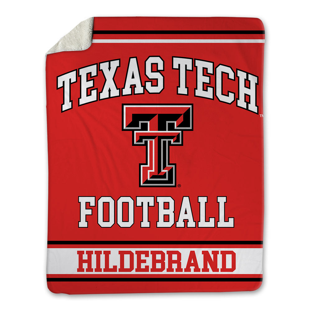 Texas Tech - NCAA Football : Jackson Hildebrand - Blanket-0