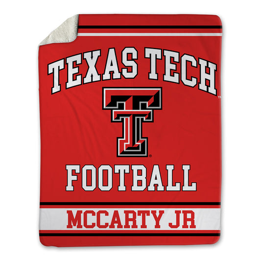 Texas Tech - NCAA Football : Adonis McCarty Jr - Blanket-0