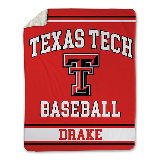 Texas Tech - NCAA Baseball : JT Drake - Blanket-0