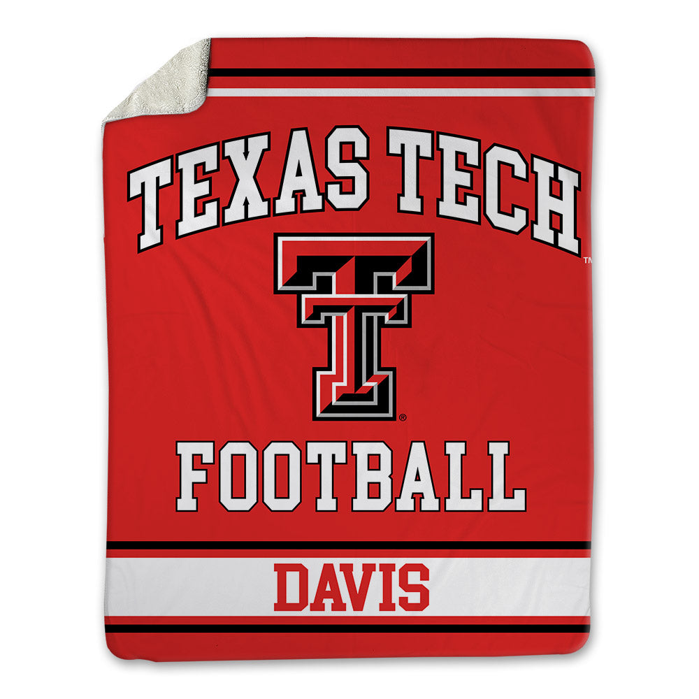 Texas Tech - NCAA Football : Jmaury Davis - Blanket-0