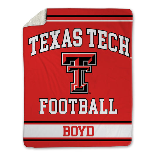 Texas Tech - NCAA Football : Brady Boyd - Blanket-0