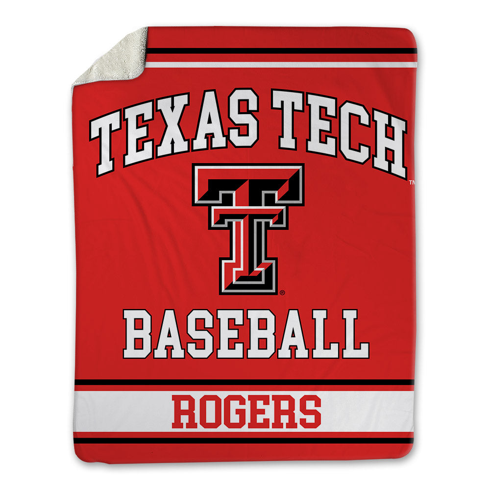 Texas Tech - NCAA Baseball : Jacob Rogers - Blanket-0
