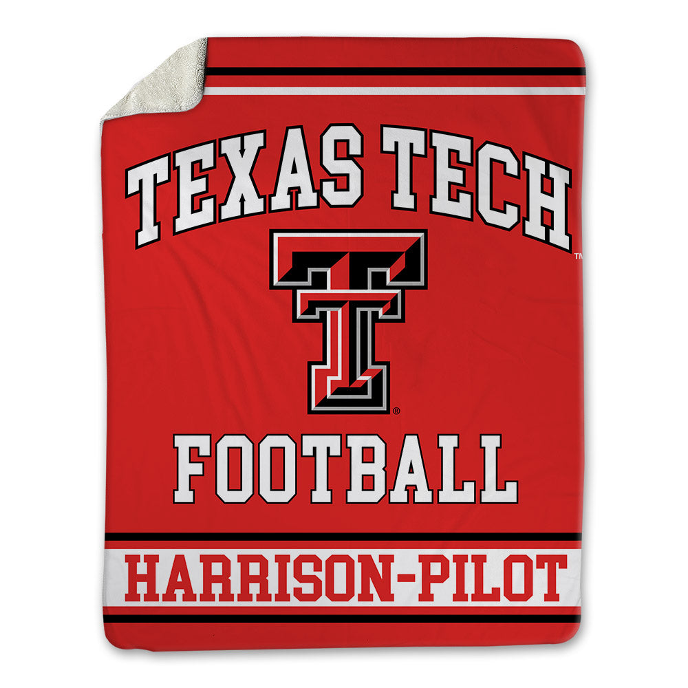 Texas Tech - NCAA Football : Mikal Harrison-Pilot - Blanket-0