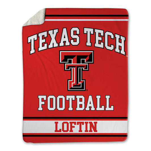 Texas Tech - NCAA Football : Jurrien Loftin - Blanket-0