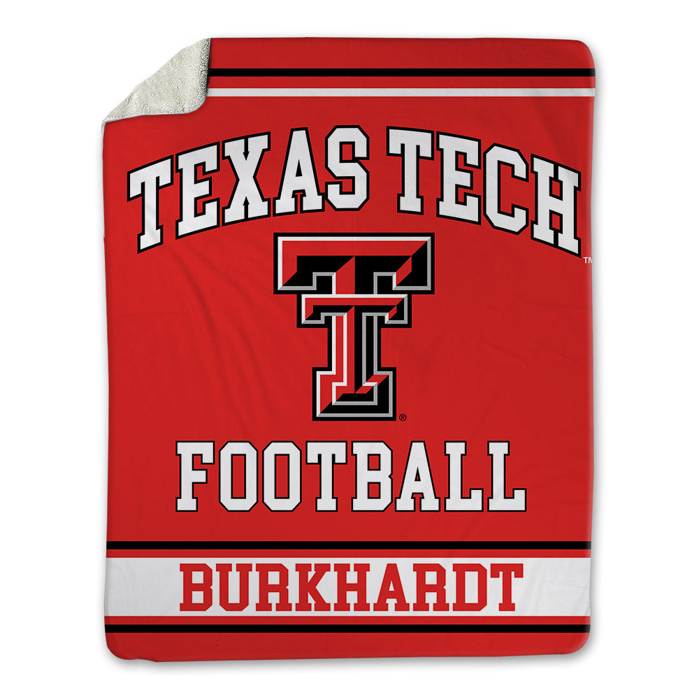 Texas Tech - NCAA Football : Reese Burkhardt - Blanket-0