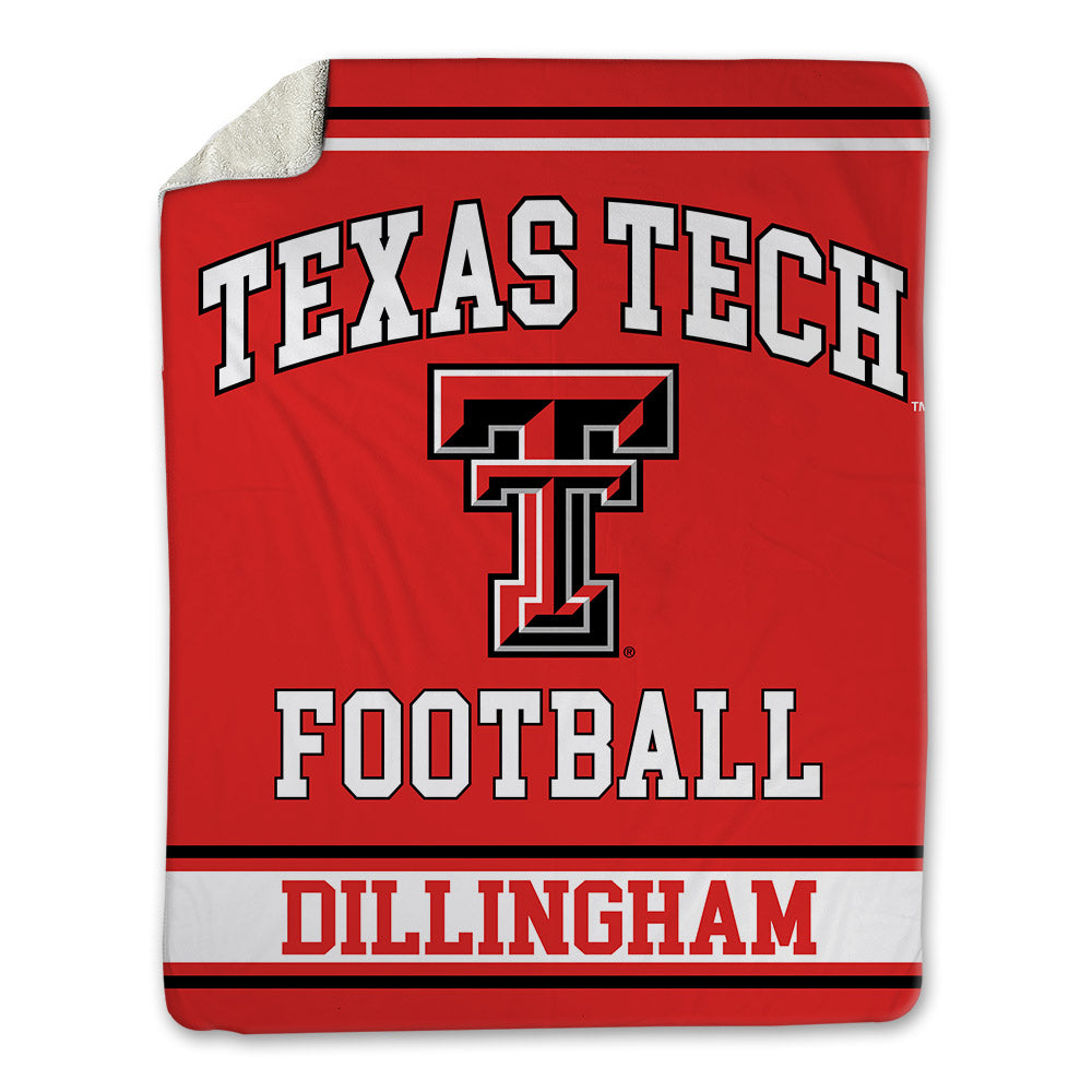 Texas Tech - NCAA Football : Luke Dillingham - Blanket-0