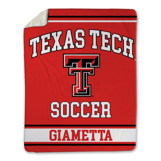 Texas Tech - NCAA Women's Soccer : Kaitlyn Giametta - Blanket-0