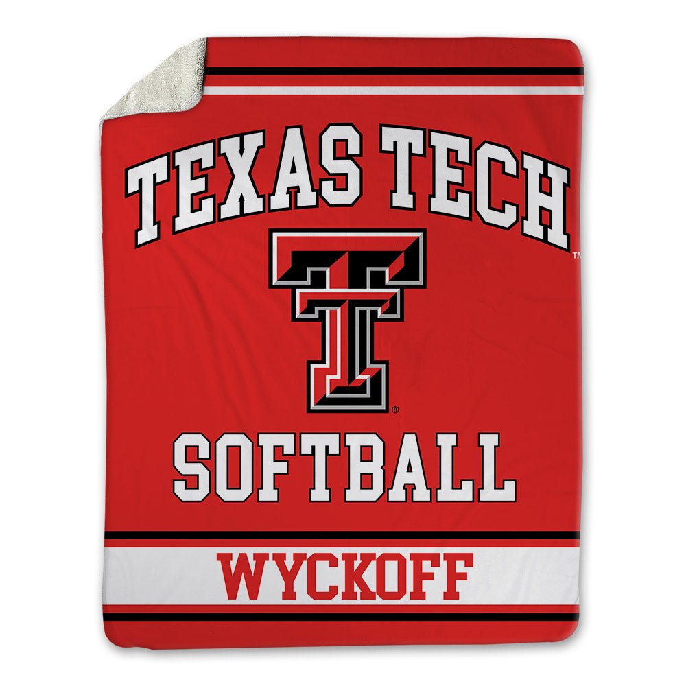 Texas Tech - NCAA Softball : Kailey Wyckoff - Blanket-0