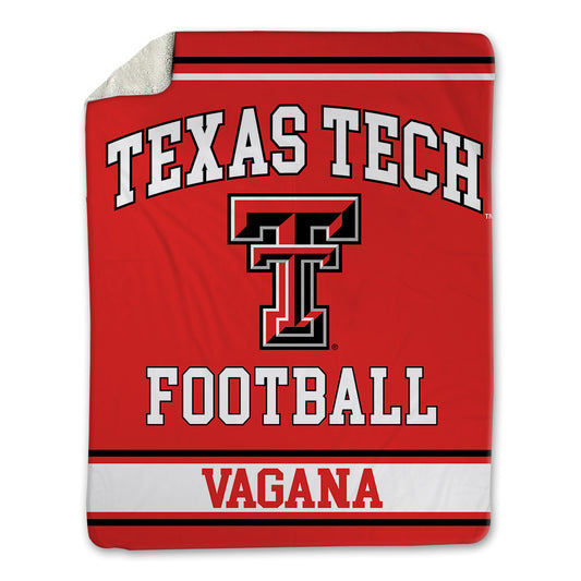 Texas Tech - NCAA Football : Rylan Vagana - Blanket-0
