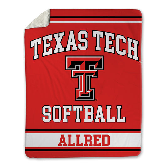 Texas Tech - NCAA Softball : Lauren Allred - Blanket-0